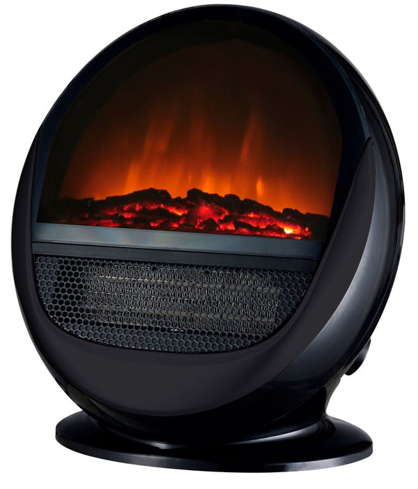Stufa Elettrica da Pavimento Effetto Fiamma 1500W CheminArte Pop Fire Nera online