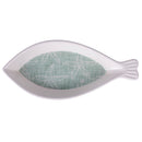 Vassoio 30,5x13,5x4,2 cm  in Ceramica VdE Tivoli 1996 Cozumel Acqua Marina
