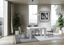 Tavolo Allungabile 140/400x90x77 cm Spimbo Bianco Frassino  