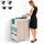 Mobile Cucina con Piano Cottura 2 Fuochi 60x40x85 cm con Piastre in Ghisa Olmo