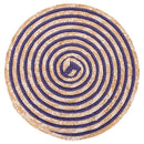 Set 6 Tovagliette Ø38 cm  in Paglia e Carta VdE Tivoli 1996 Spiral