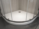 Box Doccia Semicircolare 2 Ante Scorrevoli in Cristallo 6mm Trasparente H190 Sailor Varie Misure