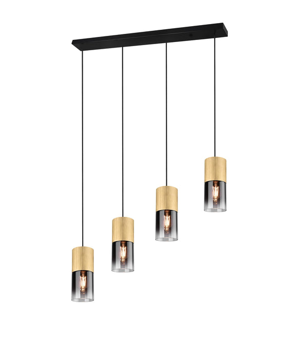 sconto Lampada a Sospensione da Interno E27 in Metallo Ottone Satinato