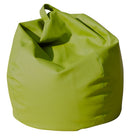 Poltrona a Sacco Pouf in Similpelle Verde Avalli