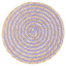 Set 6 Tovagliette Ø38 cm  in Paglia e Carta VdE Tivoli 1996 Spiral