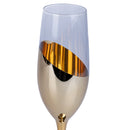 Set 4 Bicchieri da Champagne Chic Flûte in Vetro VdE Tivoli 1996 4 Colori Differenti