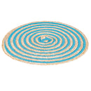 Set 4 Tovagliette Ø38 cm  in Paglia e Carta VdE Tivoli 1996 Spiral