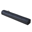 Letto da Campeggio Pieghevole in Metallo e Tessuto Oxford 193x64x40 cm  Nero