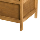 Panca Contenitore da Ingresso con Cassetti e Ripiani in Legno Chiaro 69x34x48 cm 