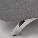 Divano Letto 190x83x93 cm in Microfibra Grigio