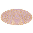 Set 4 Tovagliette Ø38 cm  in Paglia e Carta VdE Tivoli 1996 Spiral