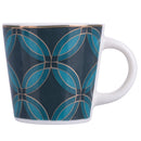 Set 6 Tazzine da Caffè Ø6x5,5 cm in New Bone China VdE Tivoli 1996 Vetiver