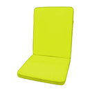 Cuscino Real Medio 90x40x4 cm in Poliestere Verde