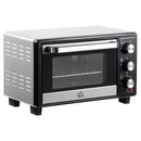 Fornetto Elettrico 1400W 16 Litri con Griglia e Teglia Argento e Nero