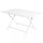 Tavolo Alabama 130x77x73 h cm in Alluminio Bianco