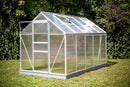 Serra da Giardino 1,9x3,1 m in Alluminio e Policarbonato Alveolare 3,7mm Grigio 