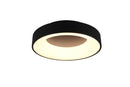 Plafoniera da Interno a Led in Metallo Nero Opaco