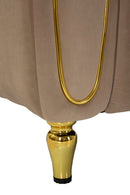 Poltrona Alma Grigio con Cuscino 81x97x71 cm in Legno e Poliestere      