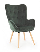 Poltrona Juliet Velvet Verde Bosco in Velluto Verde