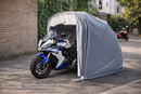 Motobox a Chiocciola Copertura Box in PVC per Moto Scooter - 280x130xh140 cm\/Grigio Maddi