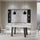 Tavolo 160x90x77 cm Bridge Fix Bianco Frassino