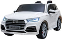 Macchina Elettrica per Bambini 2 Posti 12V Mp4 con Licenza Audi Q5 Quattro Bianca