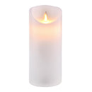 Set 2 Candele Cera Artificiale con Batteria a Fiamma Mobile Altezza 18 cm