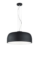 Lampada a Sospensione da Interno  E27 in Metallo Nero Opaco