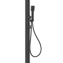 Doccia da Giardino in Alluminio Soffione 3 Getti Sined Luna Alu D Sensor Nero 