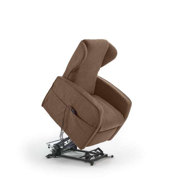 Poltrona Alzapersona Elettrica 2 Motori 73x101x86 cm Adele in Microfibra Dispositivo Medico 1 Marrone online