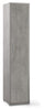 Armadio 1 Anta 39x182x41 cm Cemento