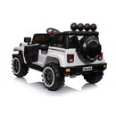 Macchina Elettrica per Bambini Fuoristrada Adventure 12V con Telecomando Bianco