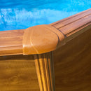 Piscina Ovale Fuori Terra 500x300xh120 cm in Acciaio e PVC Gre Pacific