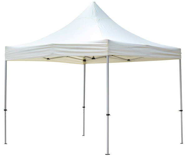 Gazebo da Giardino Pieghevole 3x3x3,25 m in Alluminio Tessuto Bianco acquista