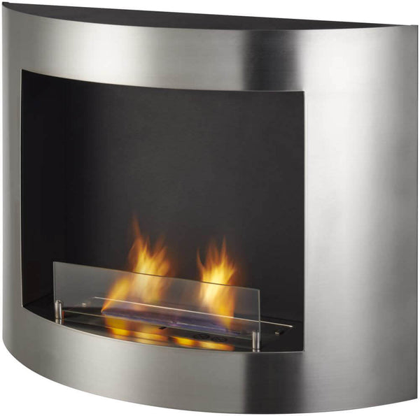 Camino a Bioetanolo da Parete 73x22 cm Ruby Fires Corato in Acciaio prezzo