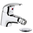 Miscelatore Rubinetto Bidet in Acciaio con Tubi Allacciamento