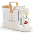 Macchina per Caffè Giocattolo per Bambini Eroga Acqua Gioco Realistico Bianco      