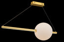 Lampada pendente Modern in Metallo Freccia Oro