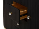 Mobile Montpellier Nero 120x40x85 cm in Ferro Legno 