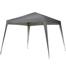 Gazebo Pieghevole 240x240 cm con Protezione UV e borsa in Tessuto Oxford Grigio      