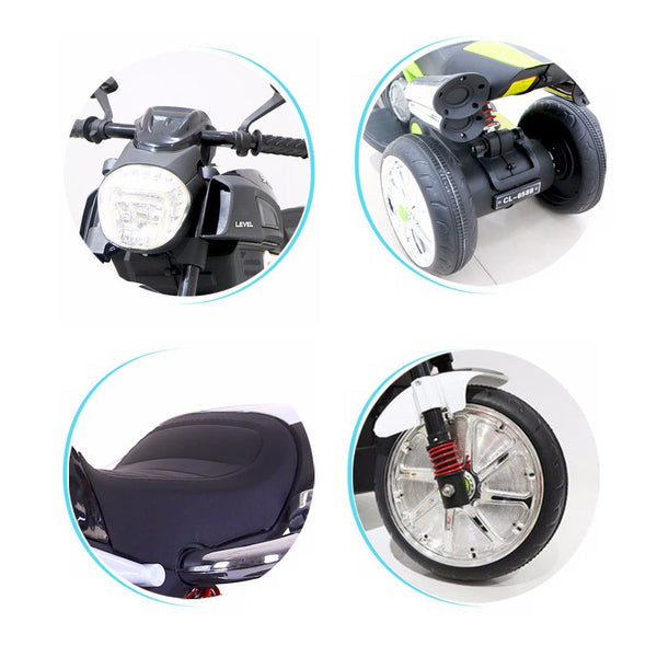 acquista Moto Motocicletta Elettrica per Bambini 6V Speed Kidfun Bianca
