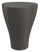 Sgabello da Giardino 37x47 cm in Resina Arkema Felix Dove Gray