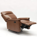 Poltrona Relax Reclinabile Manuale 80x94x102 cm in Similpelle Marrone