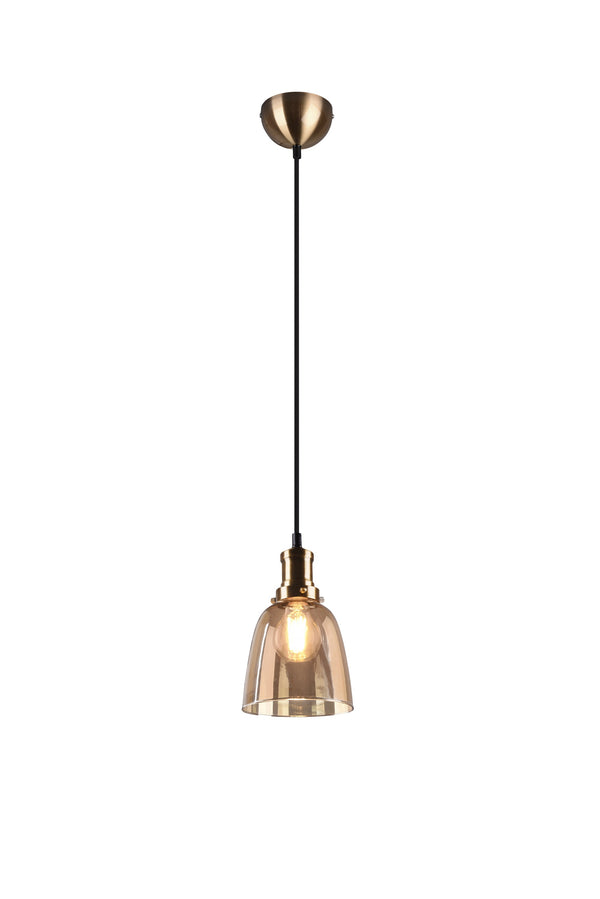 acquista Lampada a Sospensione da Interno a LED in Metallo Ottone