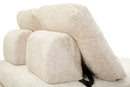 Divano Letto Faster Bianco 150x100x80 cm in Spugna e Poliestere Bianco      