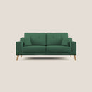 Divano 3 Posti 186x95x91 cm in Tessuto Verde