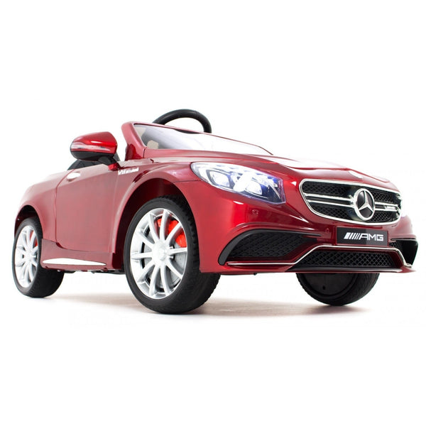 Macchina Elettrica per Bambini 12V con Licenza Mercedes S63 AMG Rossa sconto