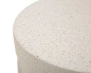Tavolinetto History Ø33,5x48,5 cm in Mgo Crema      