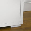 Mobile TV Max 65” 140x37x45 cm in Truciolato Bianco e Legno