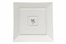 Set 6 Piatti Piani Quadrato in Porcellana 30 cm Villa d'Este Home Tivoli Barrio